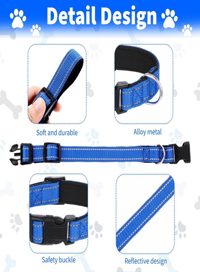 AojSup 16 Pcs Reflective Puppy Dog Collars Bulk for Litter Dogs, Adjustable Safety Nylon Dog Collar with Locking Buckle, Soft Padded Breathable Puppy Collars for Cats Pets (Small) - Image 3